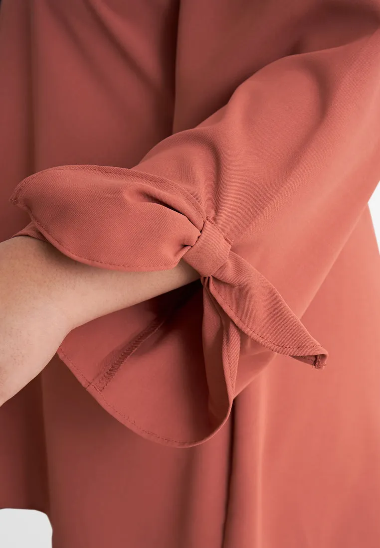 Remy Flowy Ribbon Sleeve Blouse