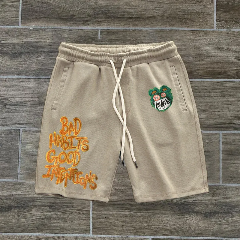 Retro Casual Street Fashion Sports Shorts