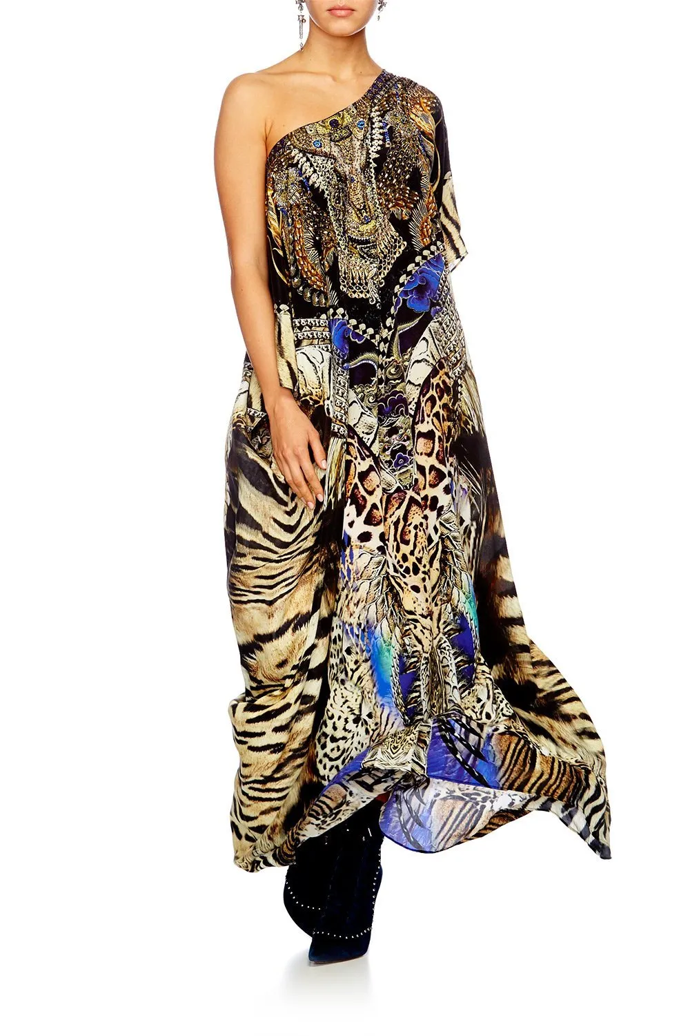 ROUND NECK KAFTAN DRAGON LADY