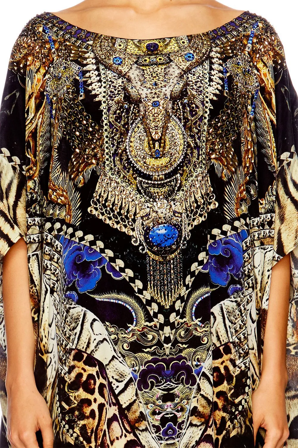 ROUND NECK KAFTAN DRAGON LADY