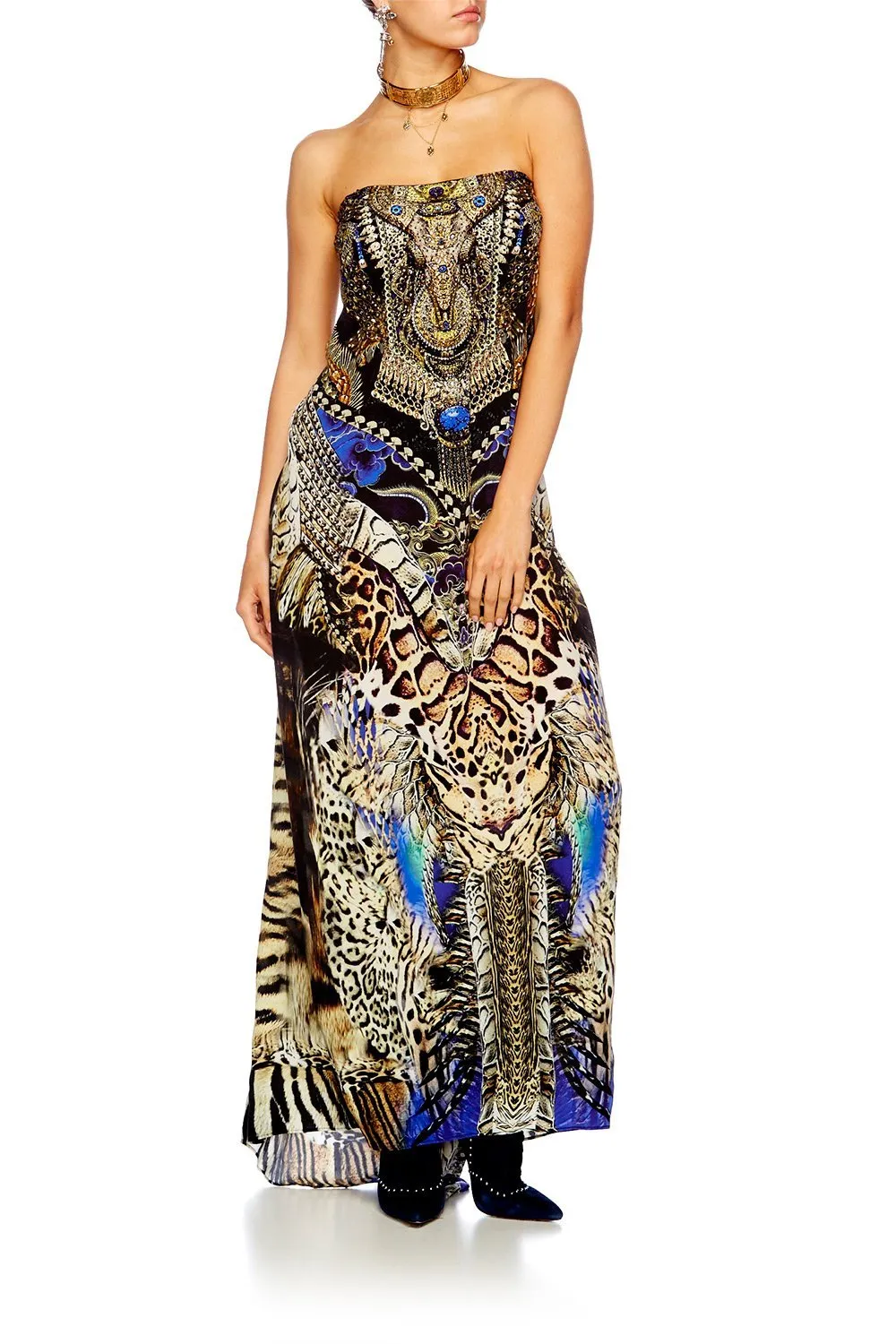 ROUND NECK KAFTAN DRAGON LADY