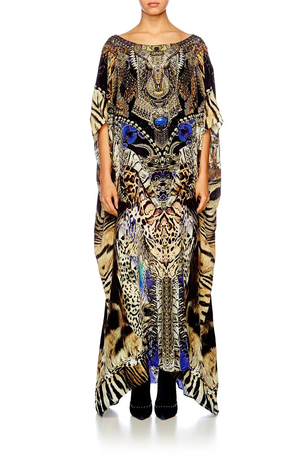 ROUND NECK KAFTAN DRAGON LADY