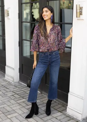Sanctuary Breezy Smock Neck Blouse ***FINAL SALE***