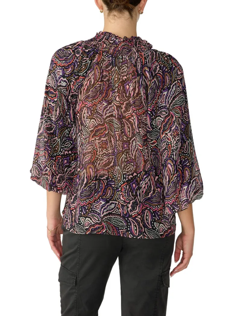 Sanctuary Breezy Smock Neck Blouse ***FINAL SALE***