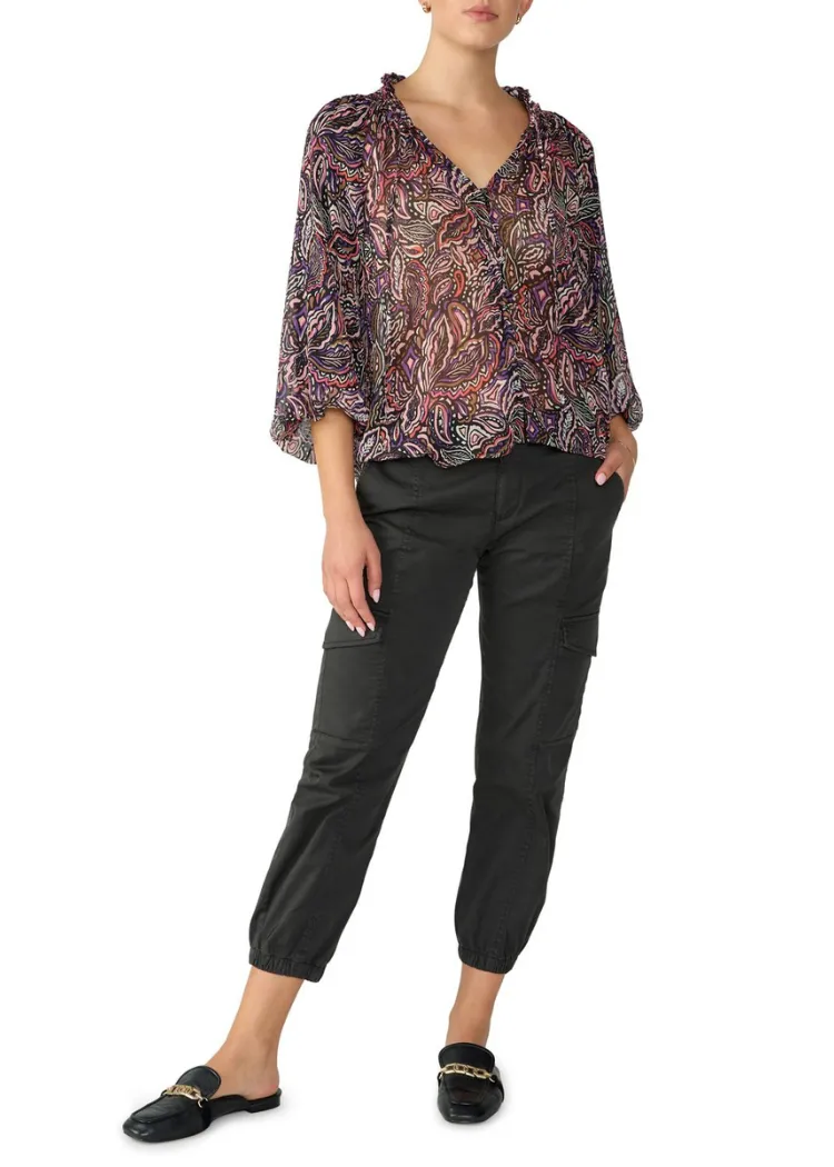 Sanctuary Breezy Smock Neck Blouse ***FINAL SALE***