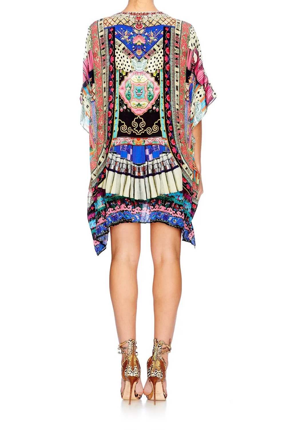 SHORT LACE UP KAFTAN ABOUT A GIRL