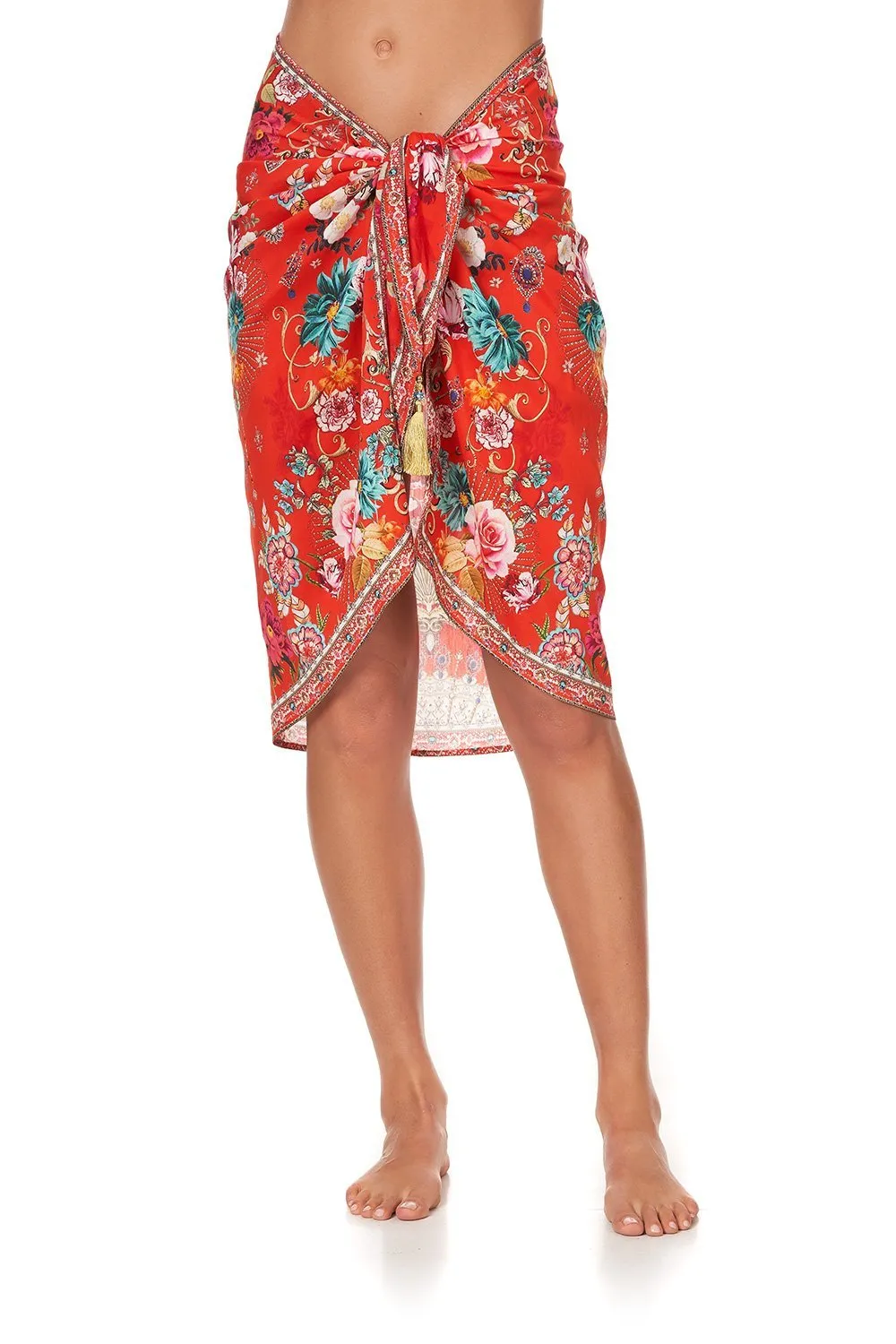 SHORT TASSEL SARONG CAMEOS CAN CAN