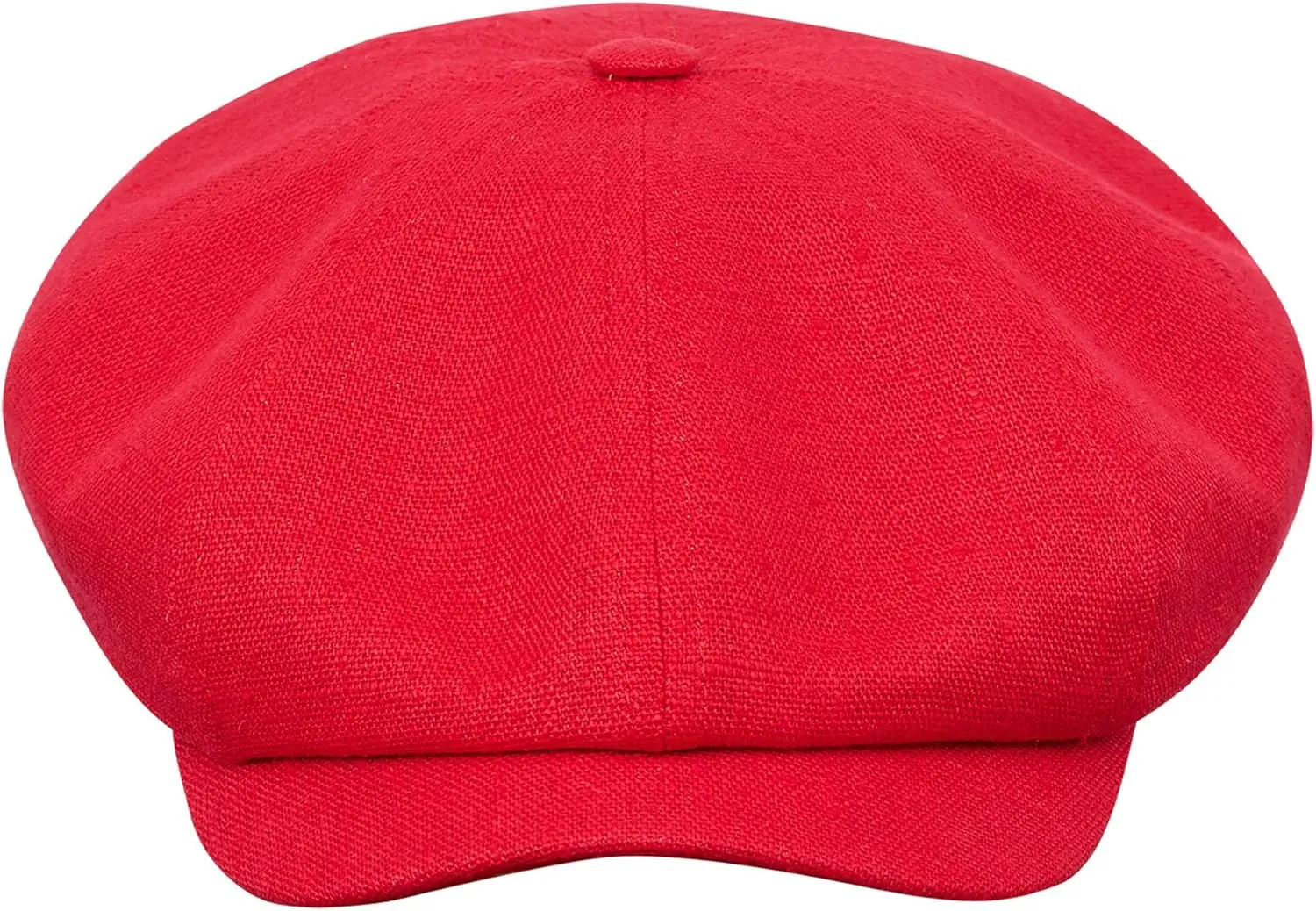 Sterkowski Rowdy Flat Cap for Men and Women | 100% Linen Newsboy Cap | Elegant 8 Panel Gatsby Cap
