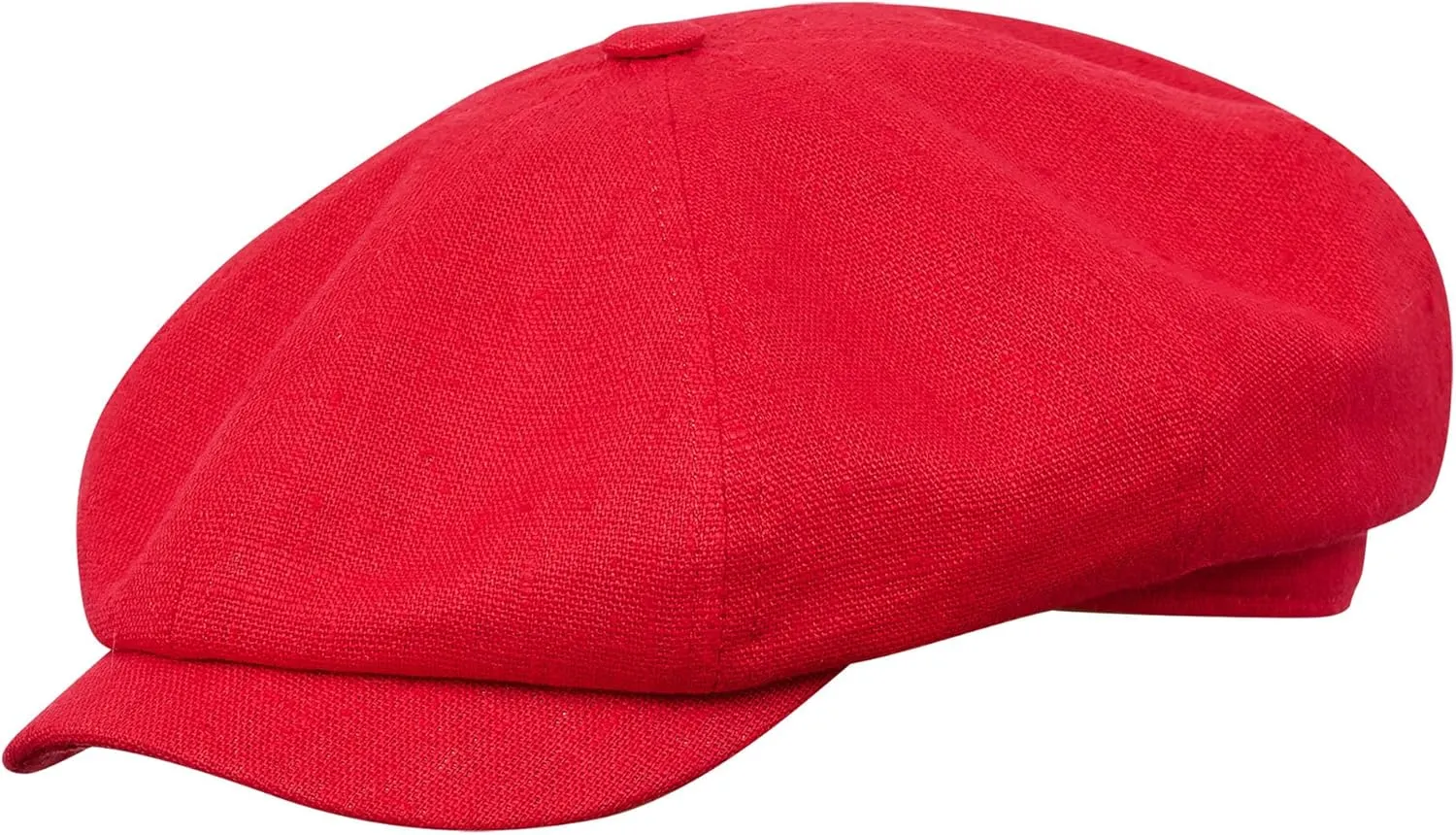 Sterkowski Rowdy Flat Cap for Men and Women | 100% Linen Newsboy Cap | Elegant 8 Panel Gatsby Cap