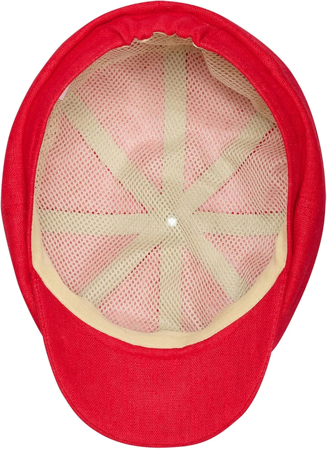 Sterkowski Rowdy Flat Cap for Men and Women | 100% Linen Newsboy Cap | Elegant 8 Panel Gatsby Cap