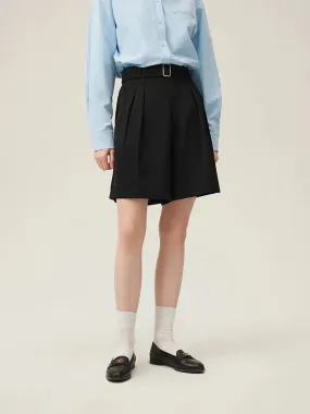 Straight-leg Casual Short for Commuting Style