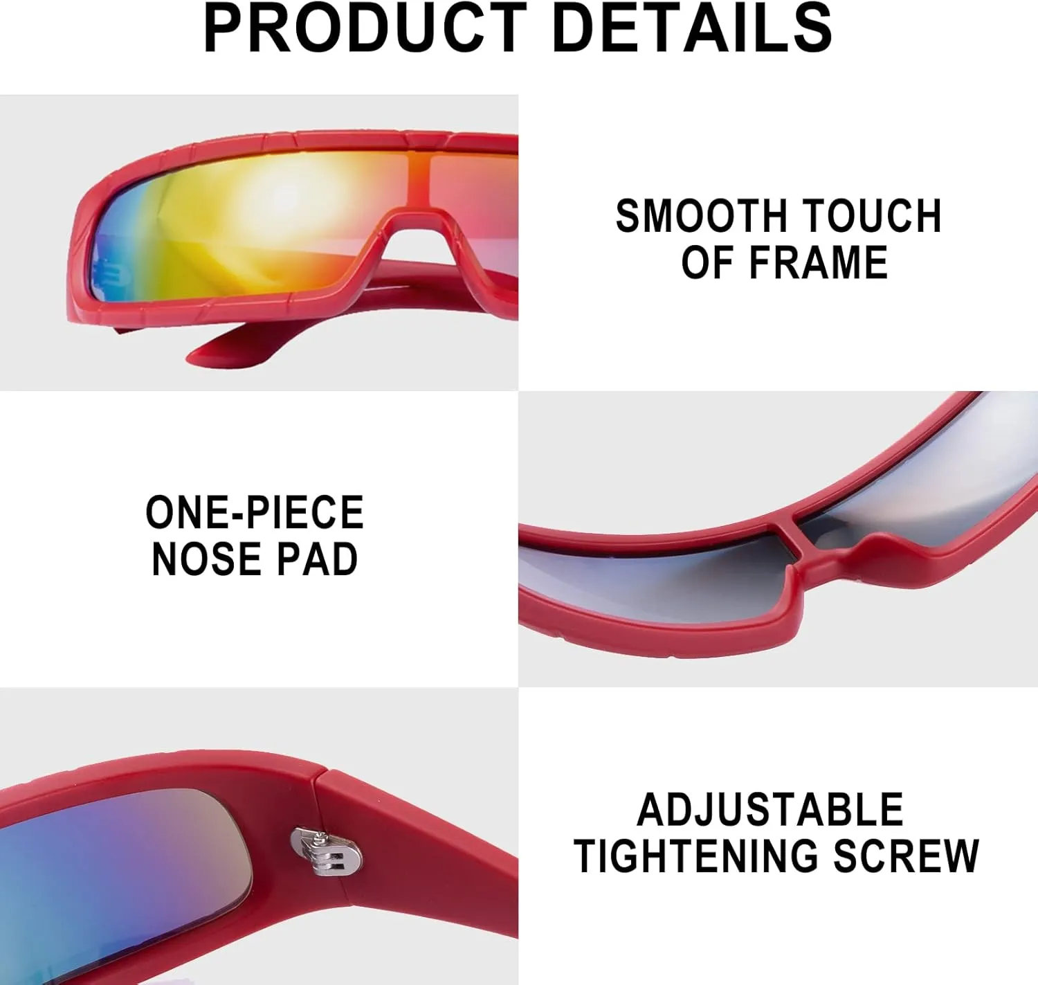 Sunglasses for Women Men Trendy Shades Y2K Glasses UV400 Protection