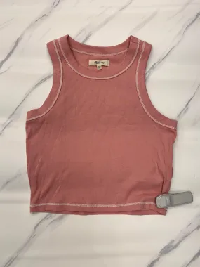 Tank Top By Madewell In Pink, Size:Xs