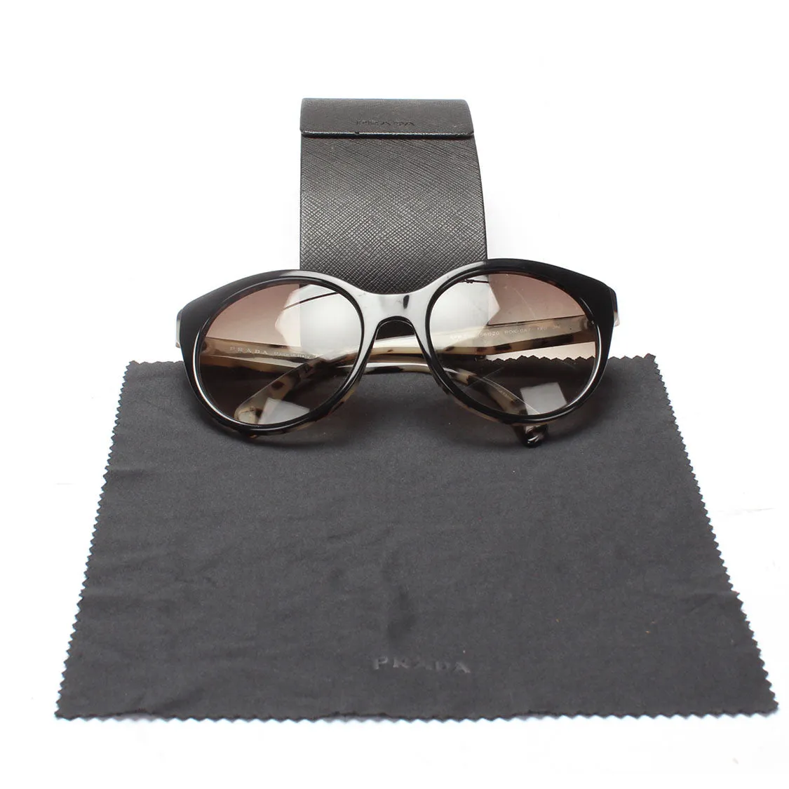 Trendy Inspired Prada Oversized Leopard Print Sunglasses