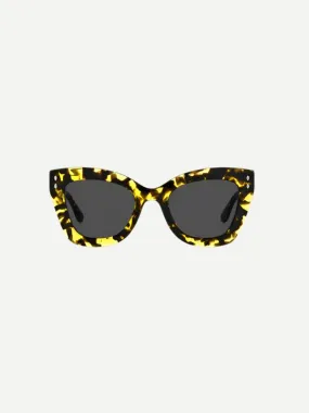Trendy Sunglasses in Yellow Havana