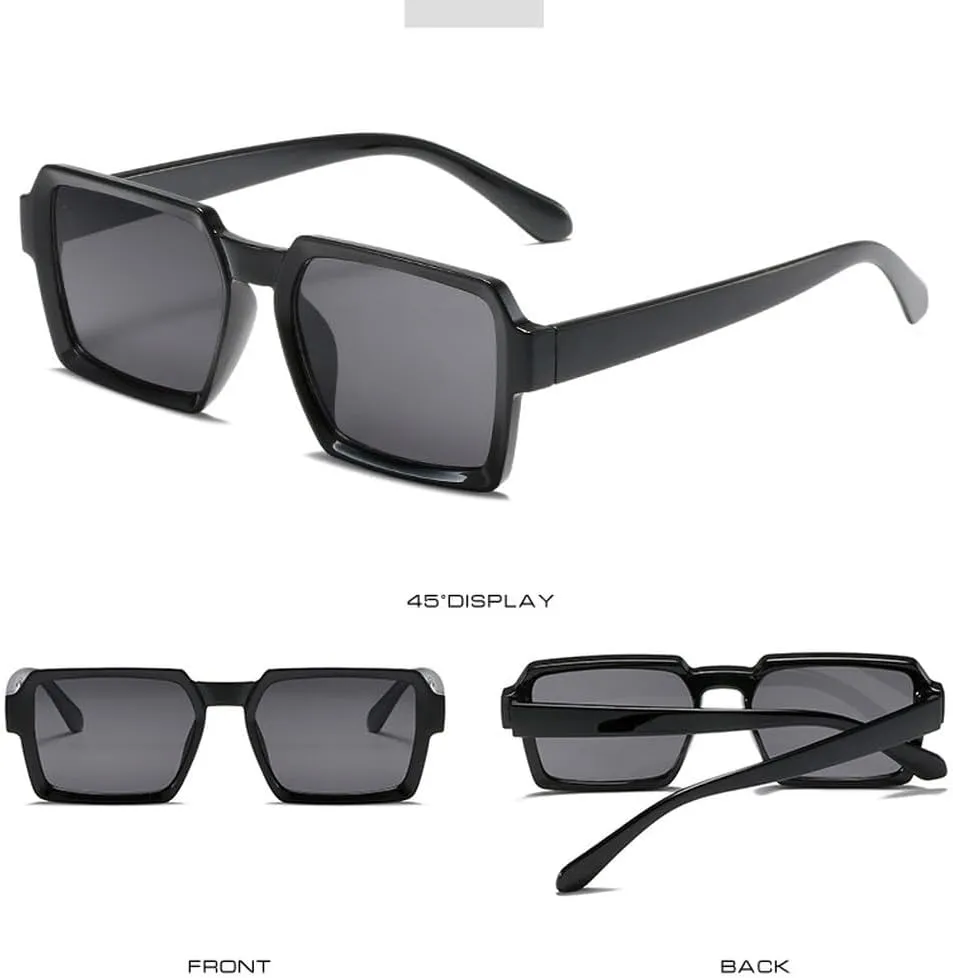 Vintage Sunglasses Women Trendy Sunglasses Female Orange Brown Clear Lens Glasses Men Shades UV400