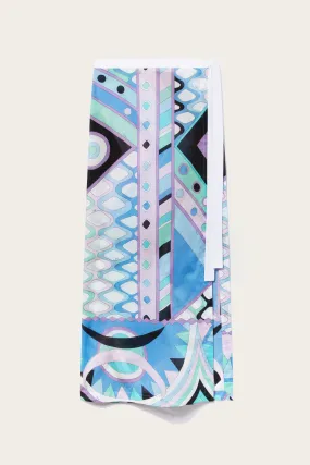 Vivara-Print Cotton Long Skirt