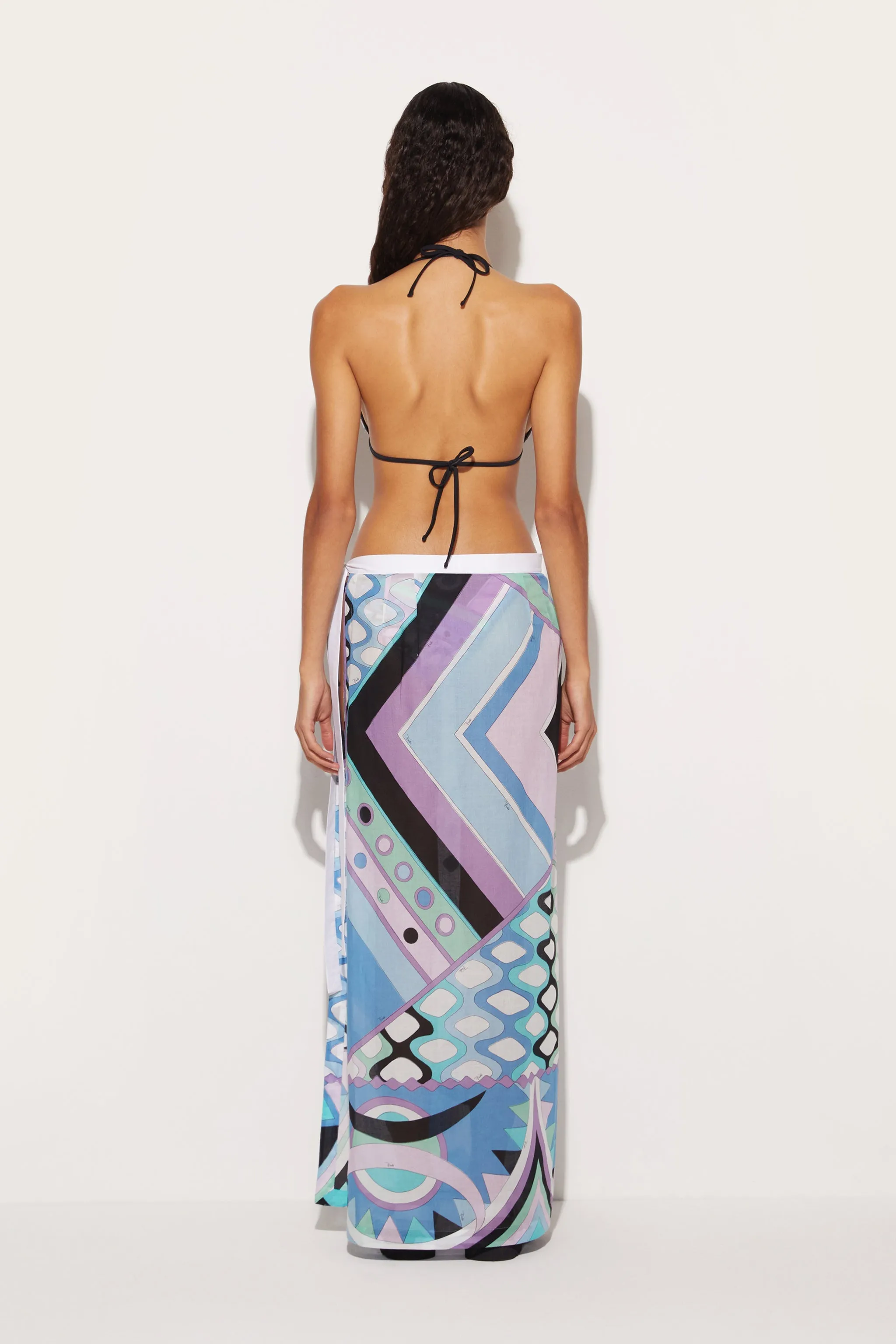 Vivara-Print Cotton Long Skirt