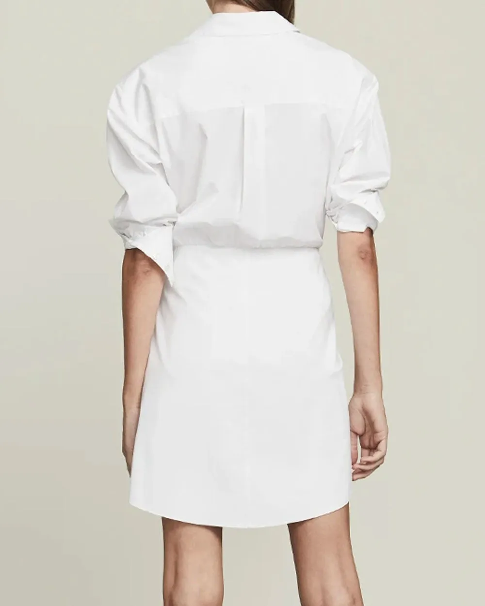White Roanoke Shirt Dress