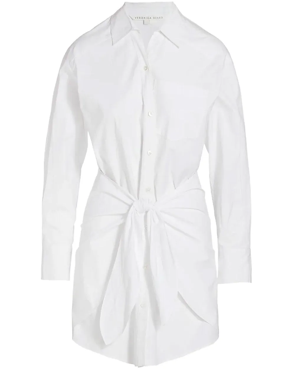 White Roanoke Shirt Dress