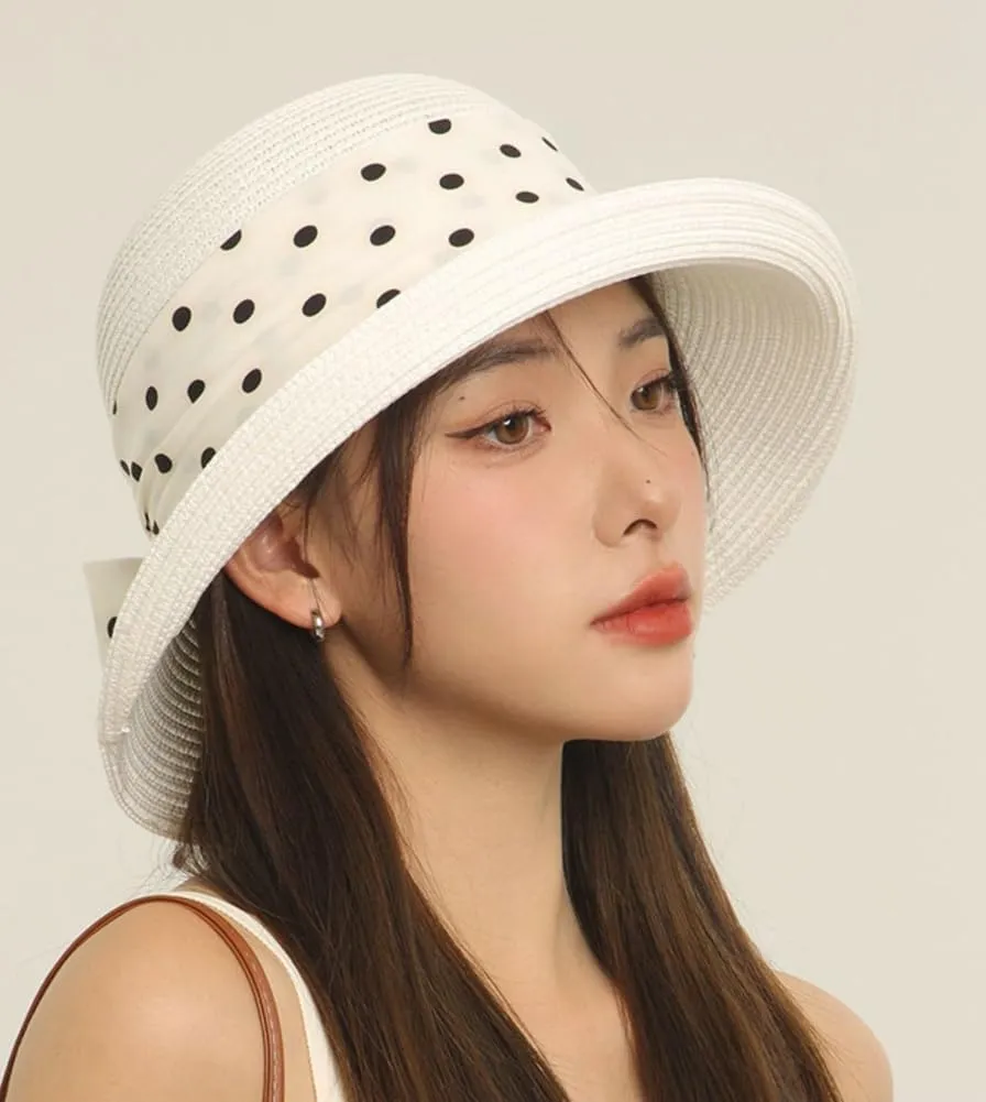 Wide Brim Visor Hats for Women Breathable Sun Hat Elegant Bow Hat Summer Straw Hat Beach Hats for Women Vacation Travel Hat