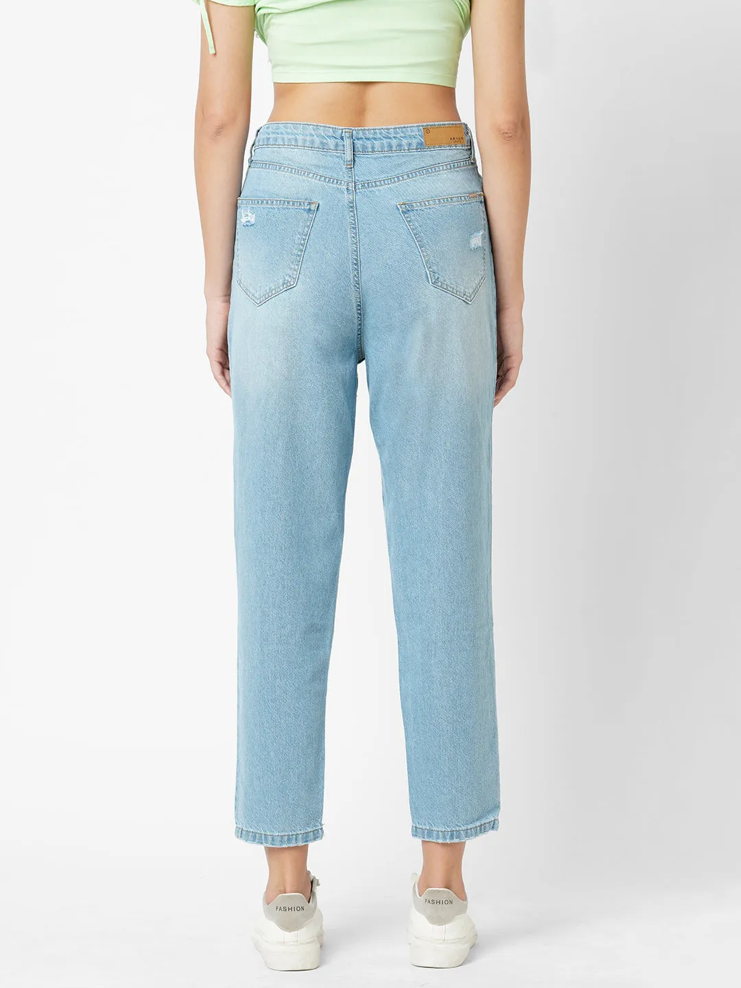 Women High-Rise Mom Fit Jeans