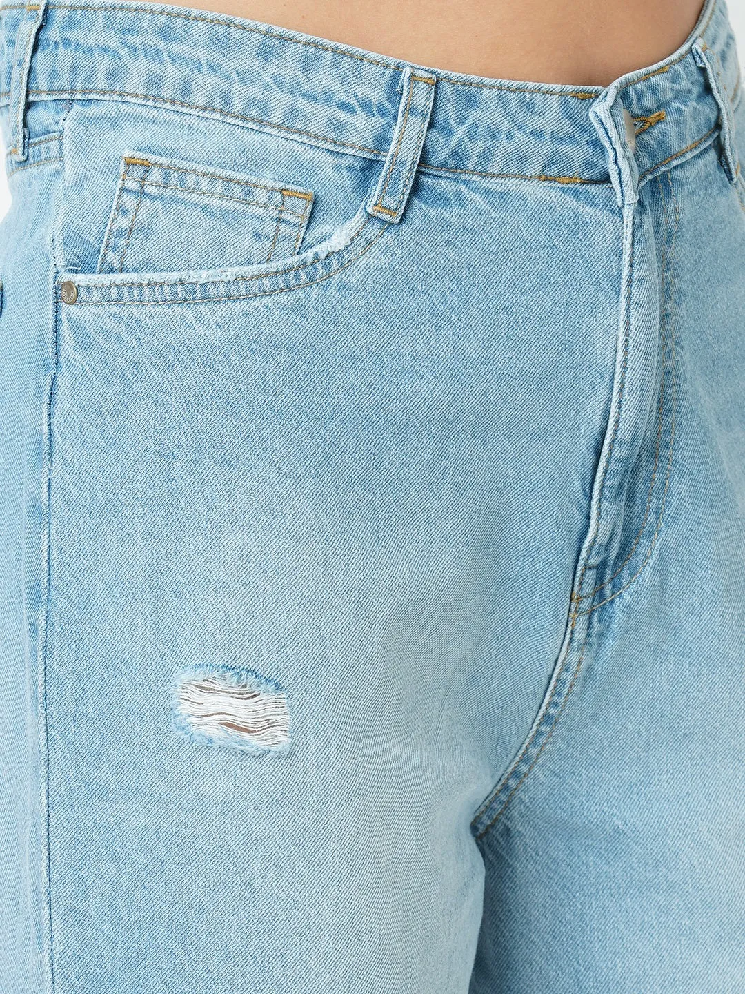 Women High-Rise Mom Fit Jeans