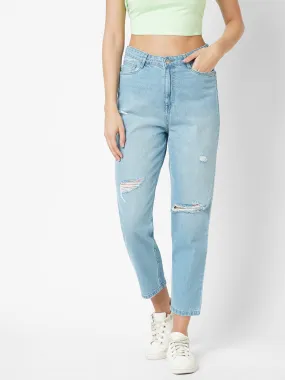 Women High-Rise Mom Fit Jeans