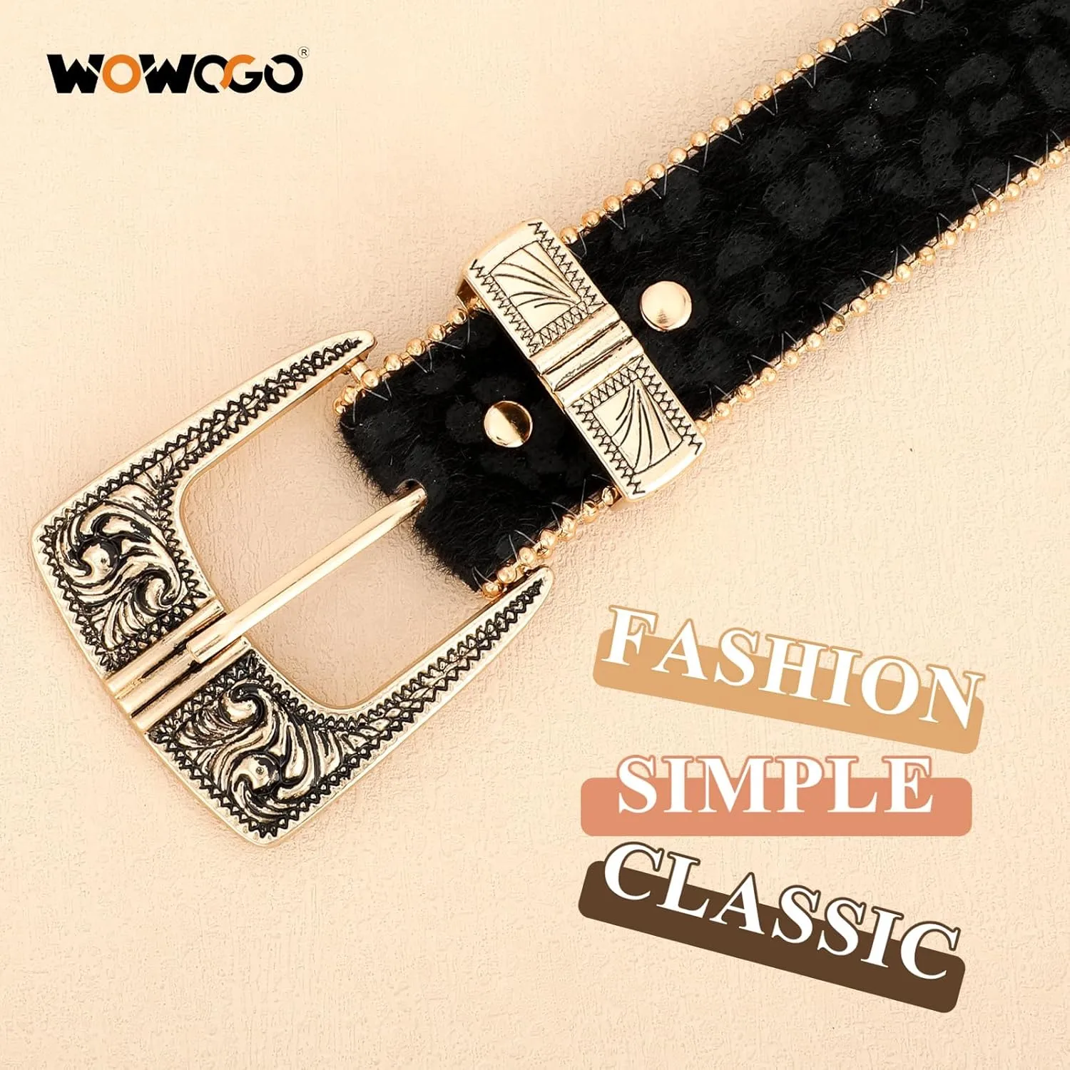 Women Leopard Print Belt Cheetah Print Belt Animal Print Fashion Leather Belt Ladies Waist Belt for Jeans Pants Dress
