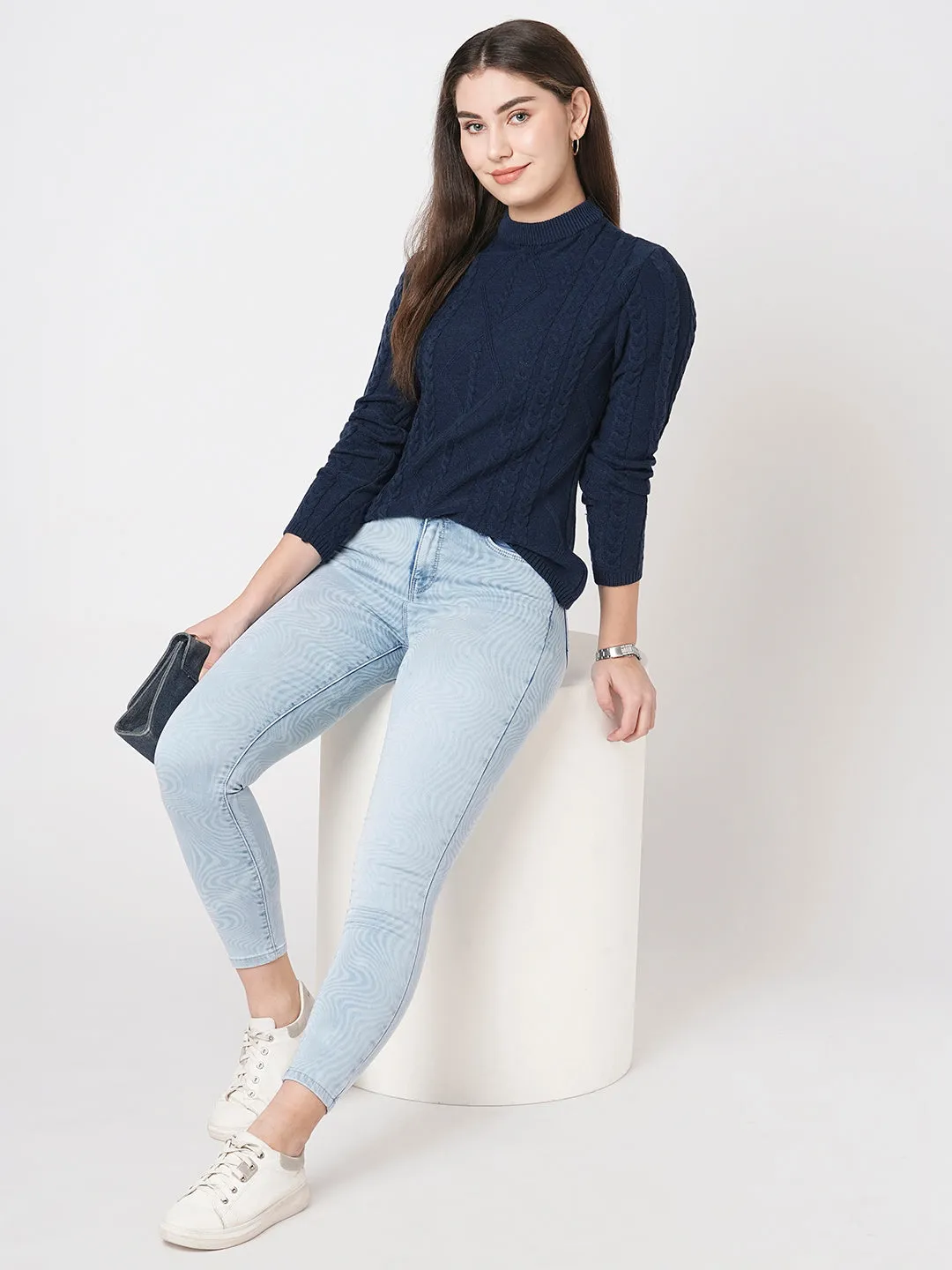Women Mid-Rise Skinny Jeans
