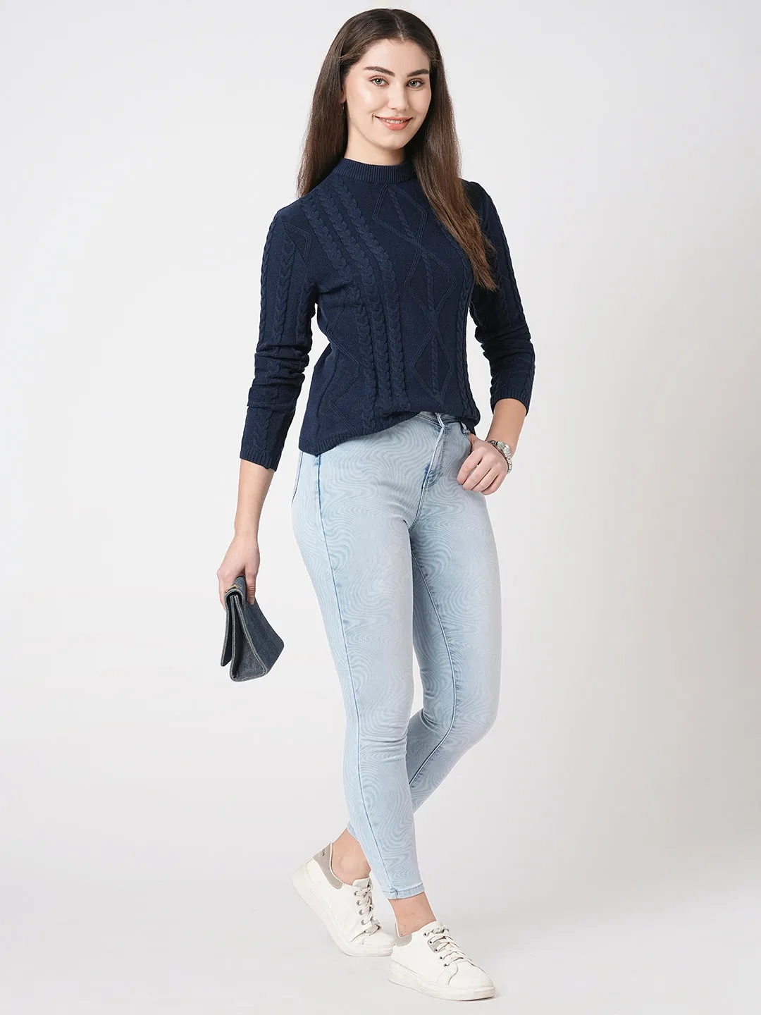 Women Mid-Rise Skinny Jeans