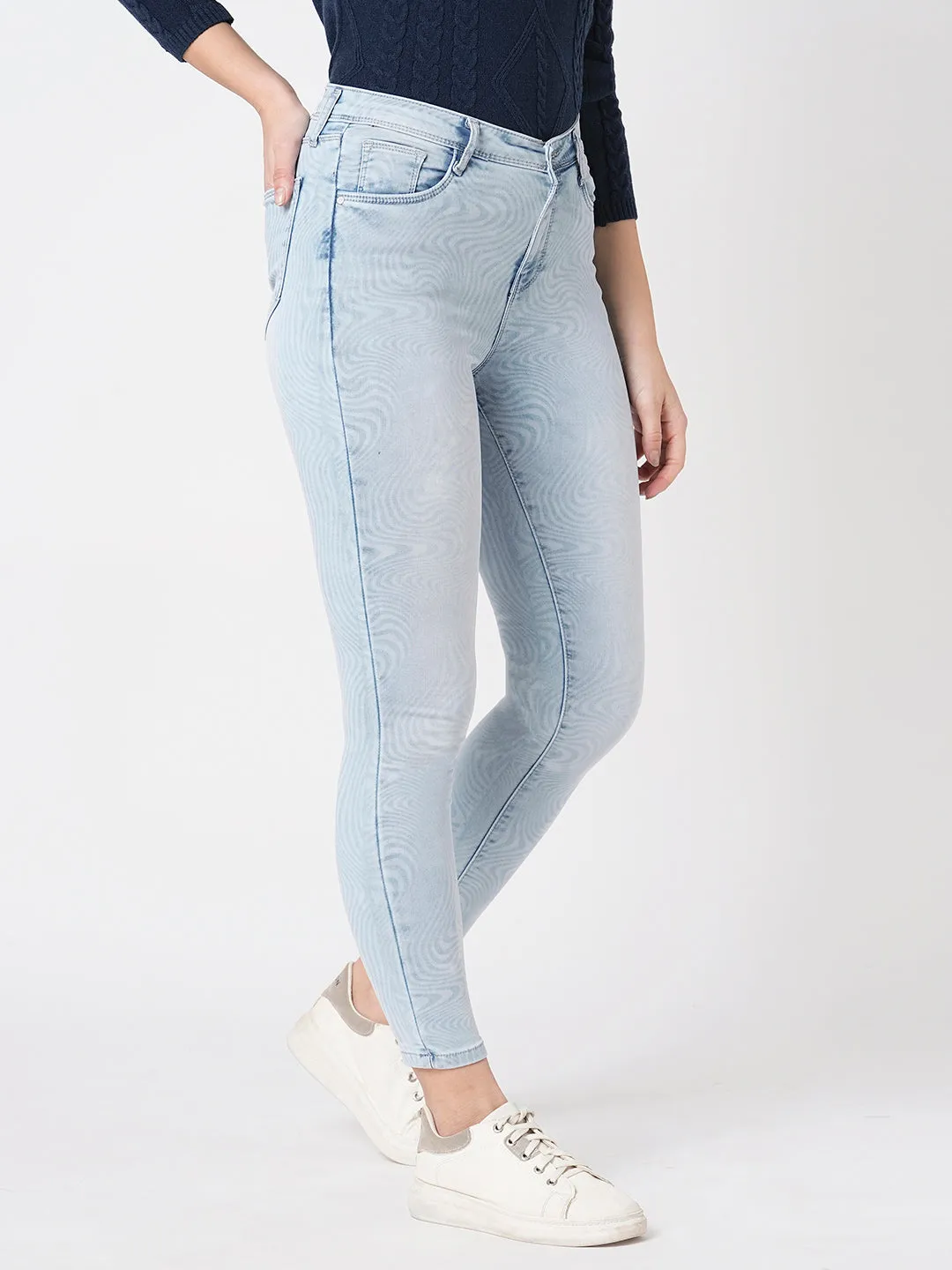 Women Mid-Rise Skinny Jeans