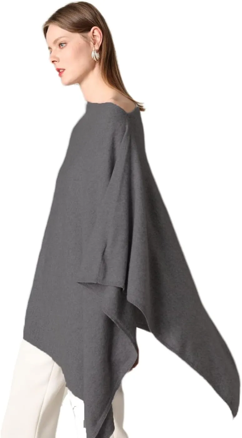 Women's Knitted Scarf Poncho Sweater with Buttons Winter Warm Open Front Poncho light weight sweater wrap poncho cape