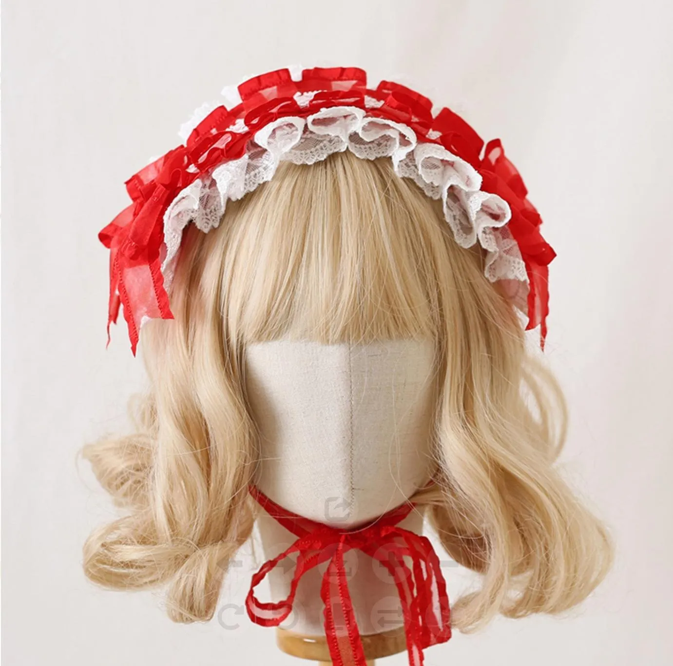 Xiaogui~Mood Limited~Elegant Lolita Headdress Bow Lace KC