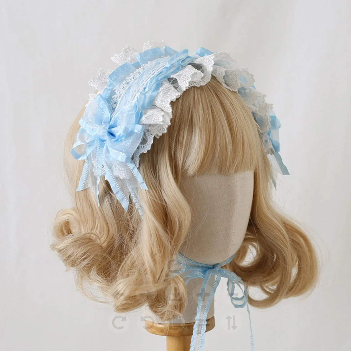 Xiaogui~Mood Limited~Elegant Lolita Headdress Bow Lace KC