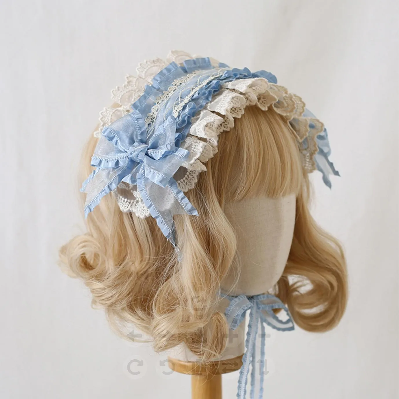 Xiaogui~Mood Limited~Elegant Lolita Headdress Bow Lace KC