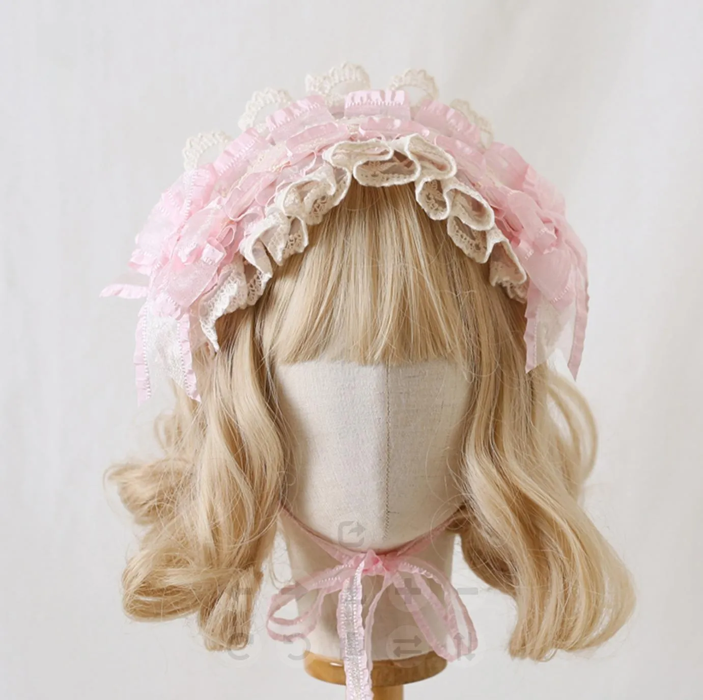 Xiaogui~Mood Limited~Elegant Lolita Headdress Bow Lace KC