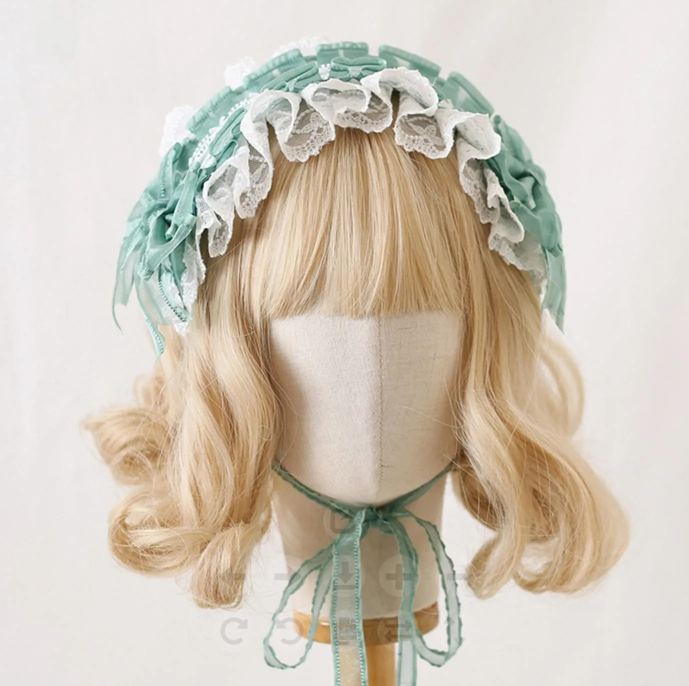 Xiaogui~Mood Limited~Elegant Lolita Headdress Bow Lace KC