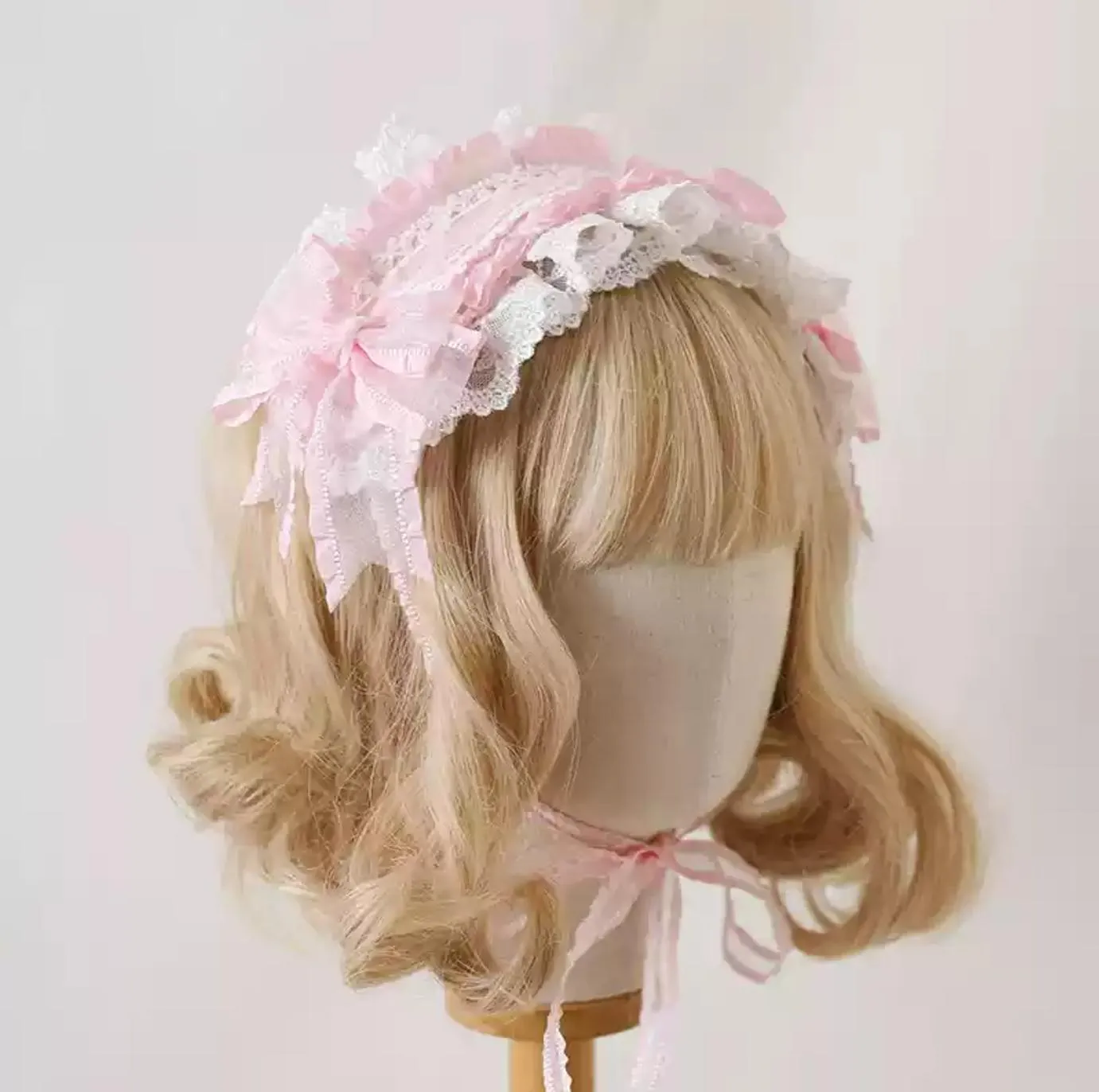 Xiaogui~Mood Limited~Elegant Lolita Headdress Bow Lace KC